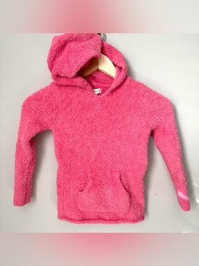 Tucker + Tate Cozy Girls Fur Plush Hoodie - Pink